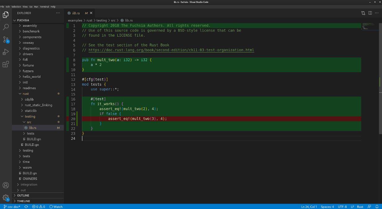 VS Code 涵蓋率